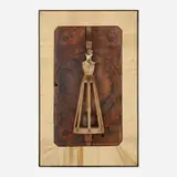 Varujan Boghosian, Eurydice, 1974, mixed media wood construction, cloth