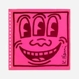 Keith Haring, Signed catalog cover, 1982, lithograph in colors