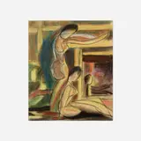 Joseph Meierhans, Abstract Nudes, c. 1928, pastel and charcoal on paper