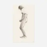 Bo Bartlett, Last Waltz of a Maniac, 1979, charcoal and graphite on paper