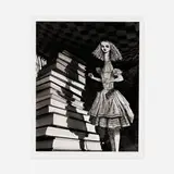 Abelardo Morell, Curiouser and Curiouser from the Alice in Wonderland series, 1998, gelatin silver print mounted to aluminum