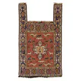 Persian, horse blanket / textile with figurative and animal motifs