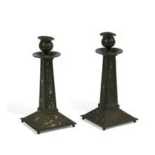 Riviere Studios, candleholders, pair