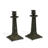 Riviere Studios, candleholders, pair