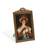 Hutschenreuther, Lisette plaque, #107, Germany