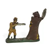 J. & E. Stevens Co., Teddy and The Bear mechanical bank