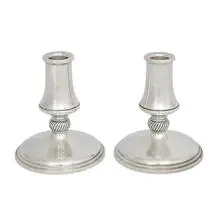 Watrous Mfg. Co., candlesticks, pair, #PN78