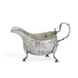 Matthew West, George III Irish sauceboat