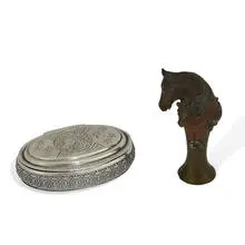 Likely Austrian, seal with equestrian motif