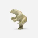 Jordan Kelly, Walking Bear (Inuit sculpture)