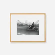 Crossing The Ohio River by Danny Lyon, 1966, gelatin silver print, sold Apr 2012