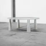 Angelo Mangiarotti, dining table from the Eros Collection, 1971, marble