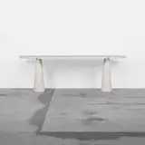 Angelo Mangiarotti, console from the Eros collection, 1971, marble