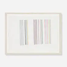 untitled by Gene Davis, 1981, ink on paper, sold Apr 2012