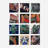 Robert Cottingham, American Signs (portfolio of twelve works), 2009, screenprints on paper