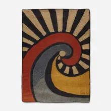 Swirls by Alexander Calder, 1974, hand-woven maguey fiber, sold Apr 2012