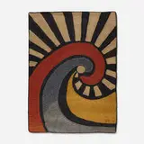 Swirls by Alexander Calder, 1974, hand-woven maguey fiber, sold Apr 2012