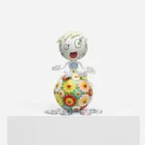 Takashi Murakami, Oval (Peter Norton Christmas Project), 2000, colored plastic, vinyl, mini cd