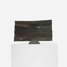untitled (Welded Form) by Harry Bertoia, c. 1970, welded bronze with applied patina, sold Apr 2012