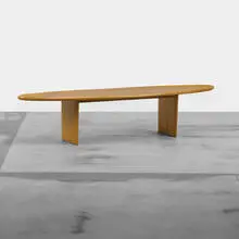 coffee table, model 3304 by T. H. Robsjohn-Gibbings, 1955, bleached walnut, sold Apr 2012