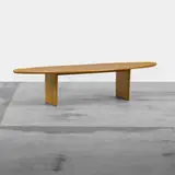 coffee table, model 3304 by T. H. Robsjohn-Gibbings, 1955, bleached walnut, sold Apr 2012