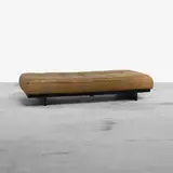 De Sede, DS 80 daybed, 1972, leather, lacquered wood