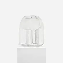 VeArt, monumental vase, c. 1960, glass