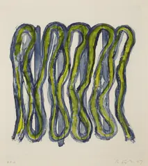 Untitled by Richard Smith, 1931-2016) SIGNATURE Etching and aquatint printed in colours, sold Apr 2019