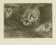 Nicola Hicks, Untitled, b.1960) GRANDAUGHTER Etching