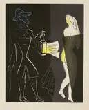 Sonia Lawson, Untitled, b.1934) NIGHT WATCHMAN Lithograph printed in colours
