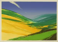 Neil Canning, Untitled, b.1960) FLOW Screenprint printed in colours