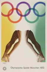 Untitled by Allen Jones, b.1937) 1972 OLYMPICS POSTER Lithograph printed in colours, sold Apr 2019