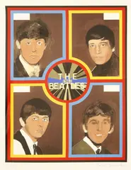 Peter Blake, Untitled, b.1932) THE BEATLES 1962 Screenprint in colours