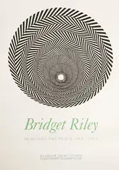 Untitled by Bridget Riley, b.1931) GLASGOW PRINT STUDIO POSTER Offset lithograph, sold Apr 2019