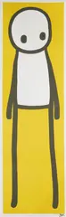 Stik, Untitled, b.1979) STANDING FIGURE (YELLOW) Offset lithograph printed in colours