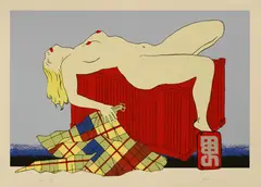David Mach, Untitled, published by Glasgow Print Studio Sheet 74 x 103cm