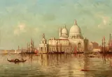Christopher Pearse Cranch, Venice, oil on canvas