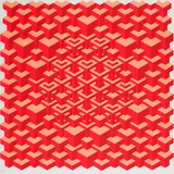 Paul Jablonka, Blocks in Green and Blue; Blocks in Red and Tan (2 works), c.1970