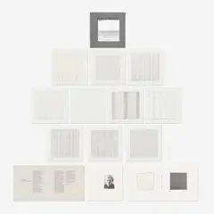 Agnes Martin, Paintings and Drawings, from the Stedelijk Museum Portfolio (10 works), 1990-91