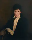 Benedict Osnis, A half-length portrait of a seated woman, oil on canvas