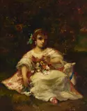 Narcisse Virgile Diaz De La Peña, A portrait of the artist's daughter