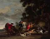 Peter Paul Rubens, The bear hunt, oil on canvas