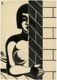 Heinrich Hoerle, Mädchen am Fenster