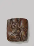 Käthe Kollwitz, Grabrelief (auch: Ruht im Frieden seiner Hände), 1935, Bronze mit brauner Patina