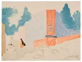Milton Avery, Transito, 1946, Watercolor on paper