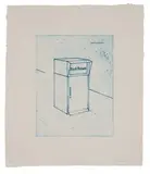 Ed Ruscha, Book Return, 1994, Etching on Dieu Donné handmade cotton paper