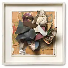 John Chamberlain, Untitled, 1962, Mixed media relief on panel