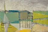 Ray Parker, Trap, 1950, Oil on Masonite