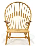 Hans J. Wegner, Peacock Chair, 1947, Ash and teak