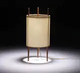 Table lamp by Isamu Noguchi, 1945, Parchment and Maple, sold Dec 2011